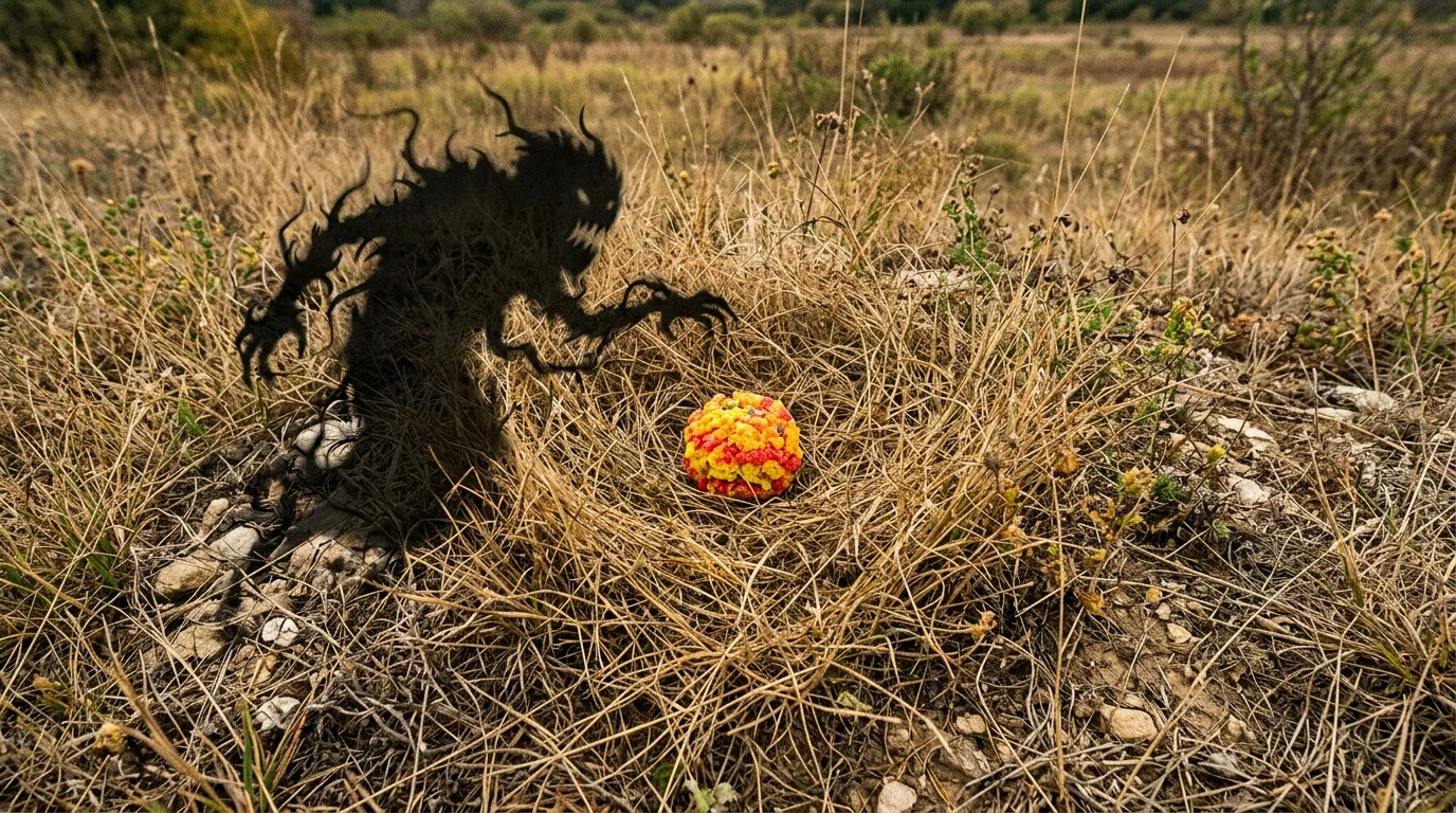 Abstract representation of monster recruitment using snacks.
