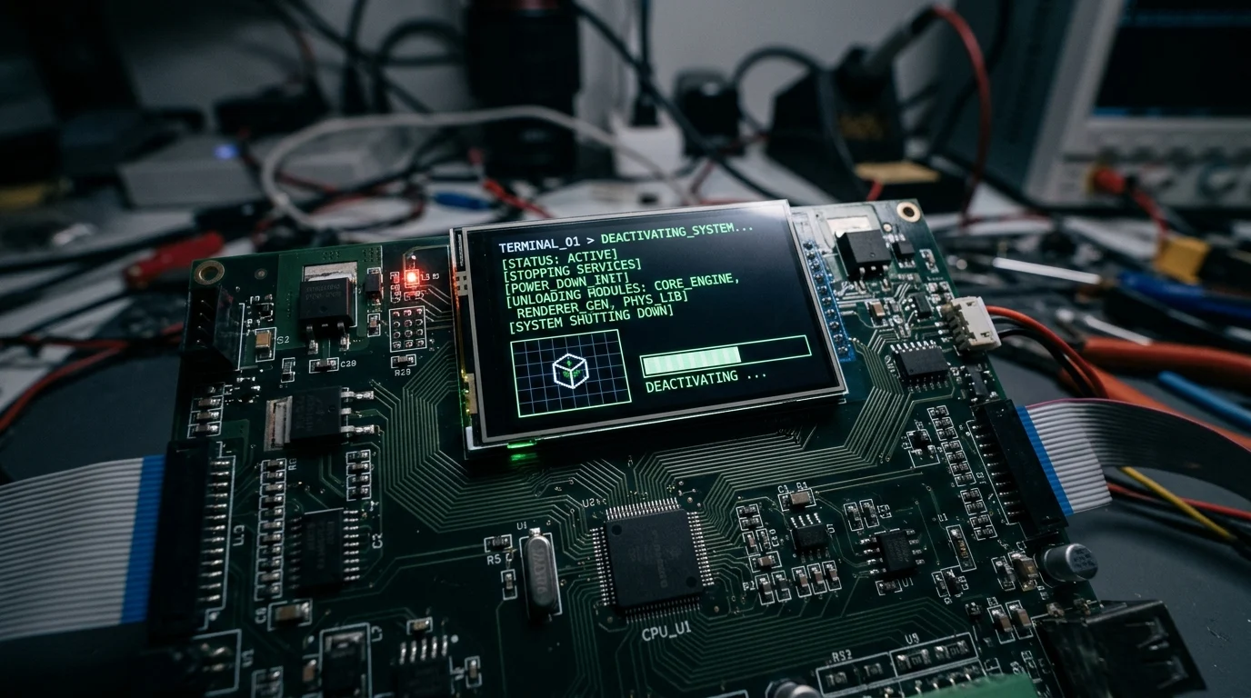 A close-up of technical game code on a digital screen